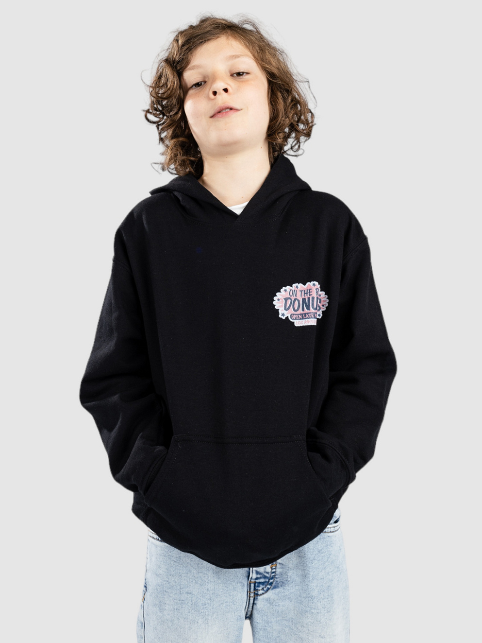 A.LAB On The Run Donuts Kids Hoodie black
