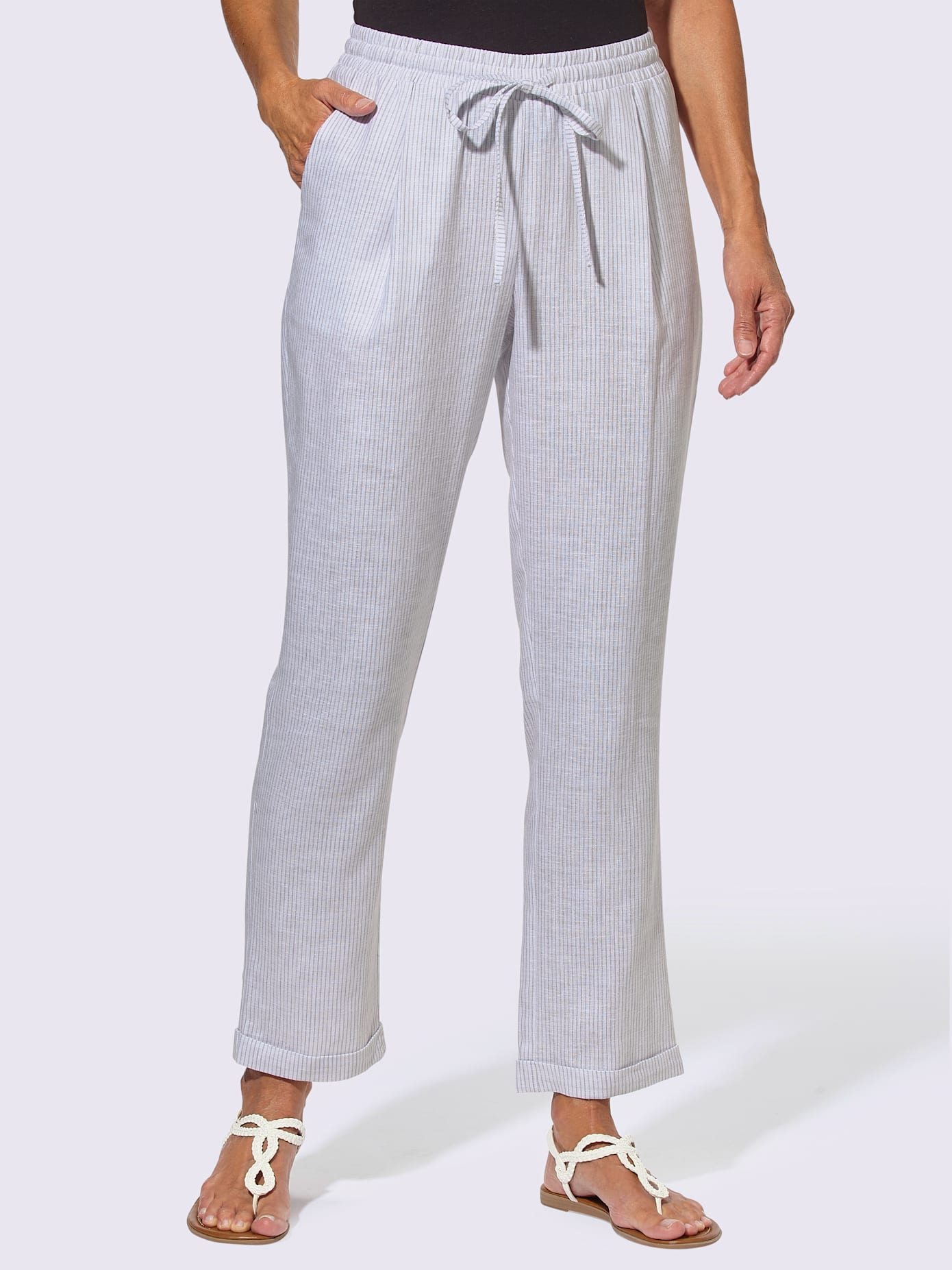 Pantalon qualité tissée