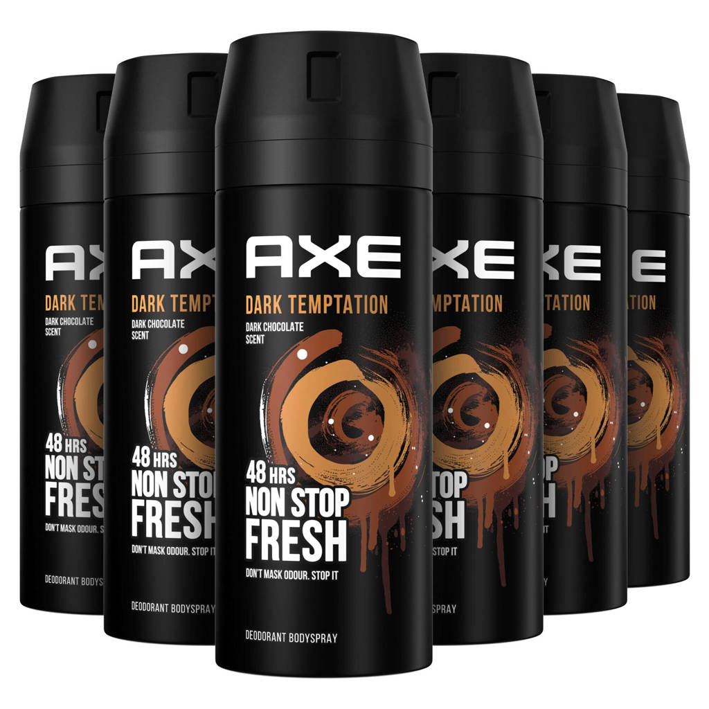 Dark Temptation deodorant bodyspray - 6 x 150 ml