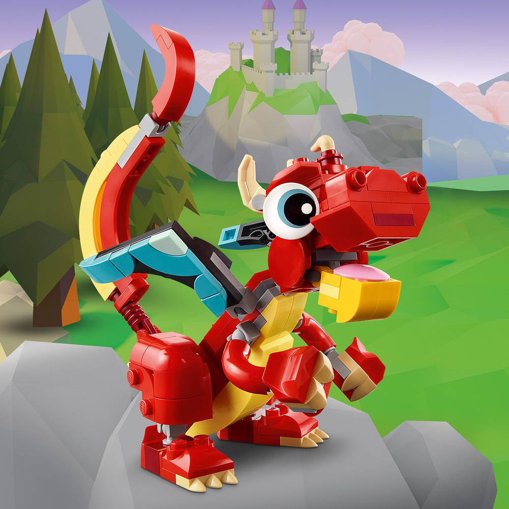 LEGO Creator 3-in-1 rode draak 31145