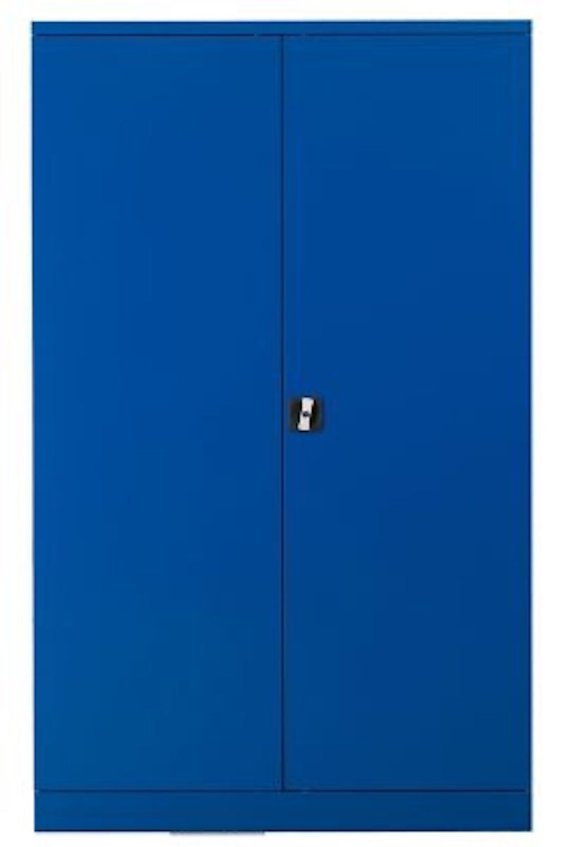 PROREGAL stalen kast Bee met 4 planken, HxBxD 195 x 120 x 42 cm, gepoedercoat plankmateriaal, blauw & blauw
