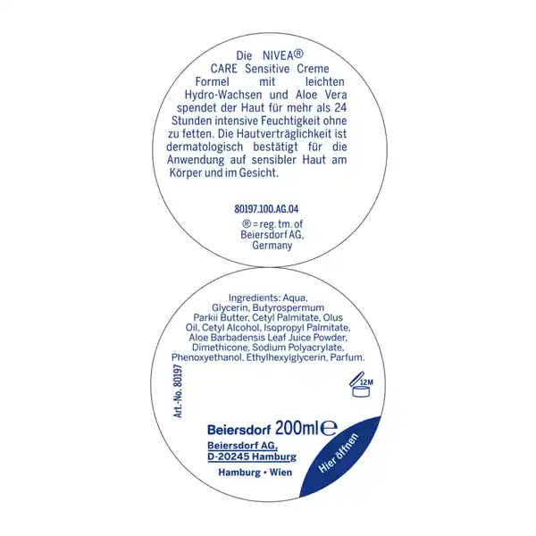 Care sensitive Creme