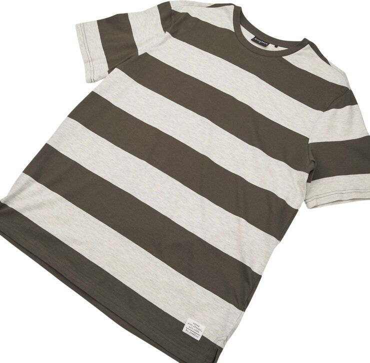 Firefly André Stripe T-shirt Grøn