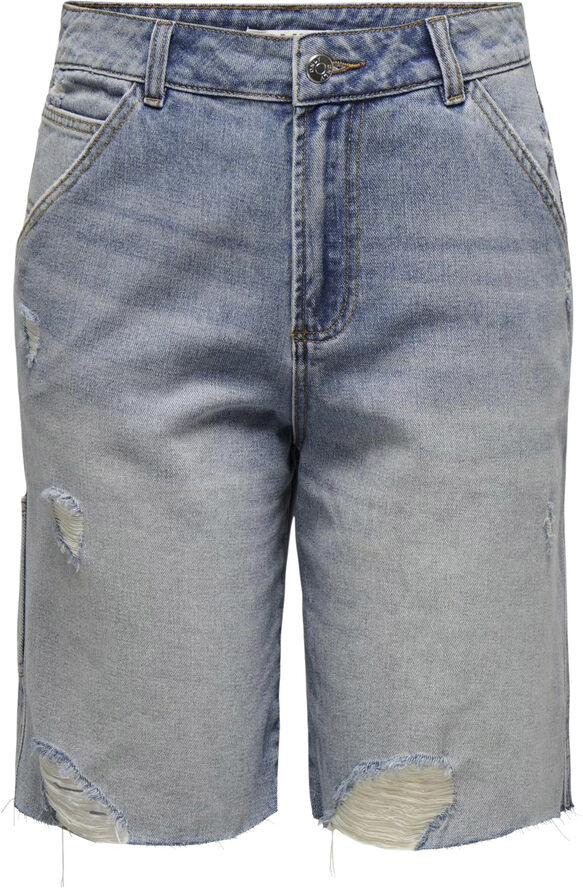 ONLY ONLMELANIE HW CARPENTER DNM SHORTS Light blue denim
