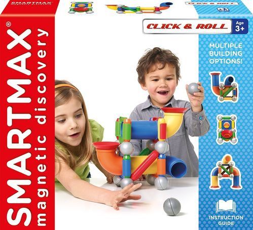 SmartMax - Click & Roll - Magnetisch Bouwspel - Knikkerbaan - Educatief Speelgoed 3-6 Jaar