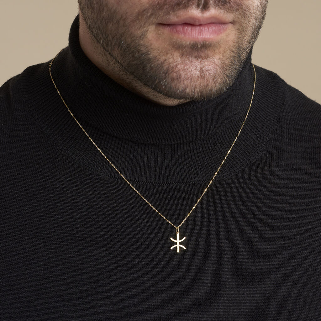 Pendentif Cobeia Kabyle Or Jaune