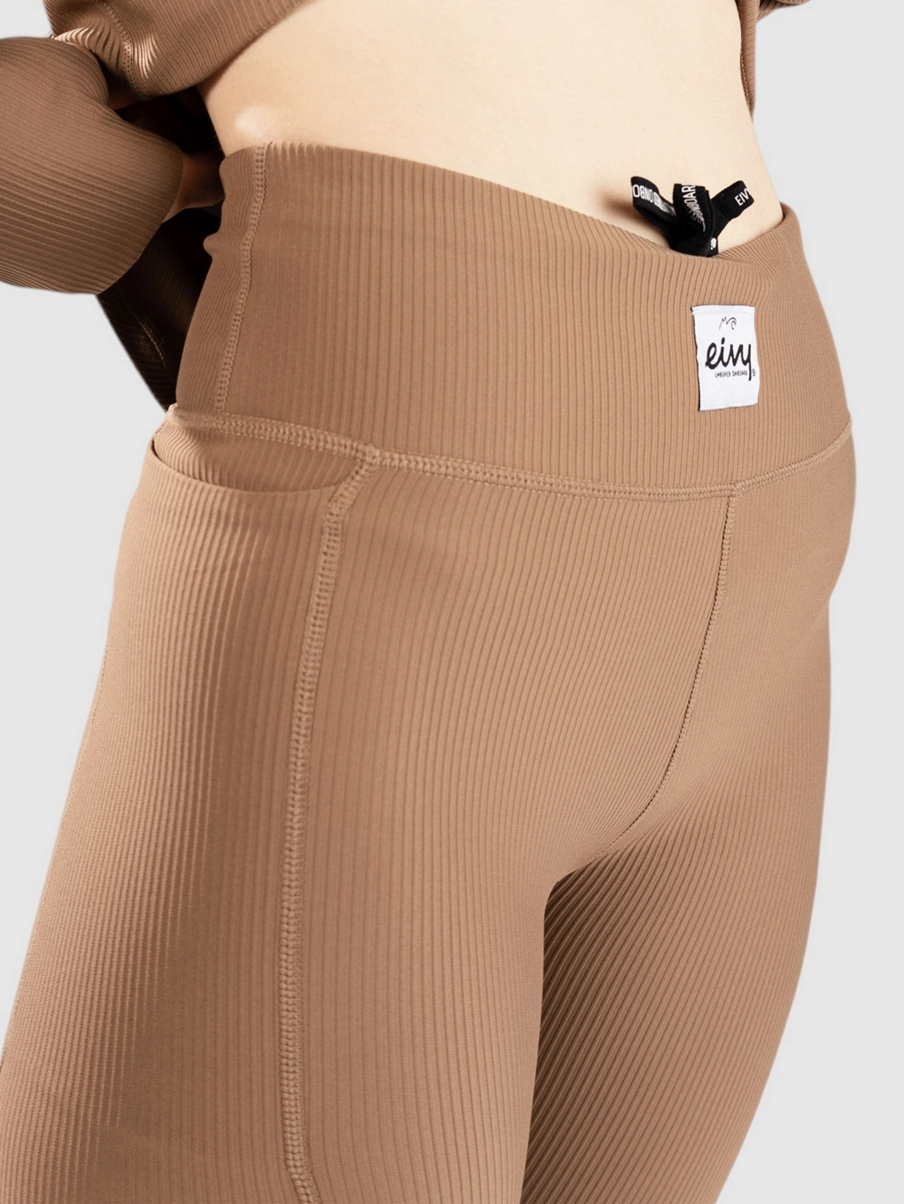Eivy Pocket Rib Base Layer Bottoms faded coffee