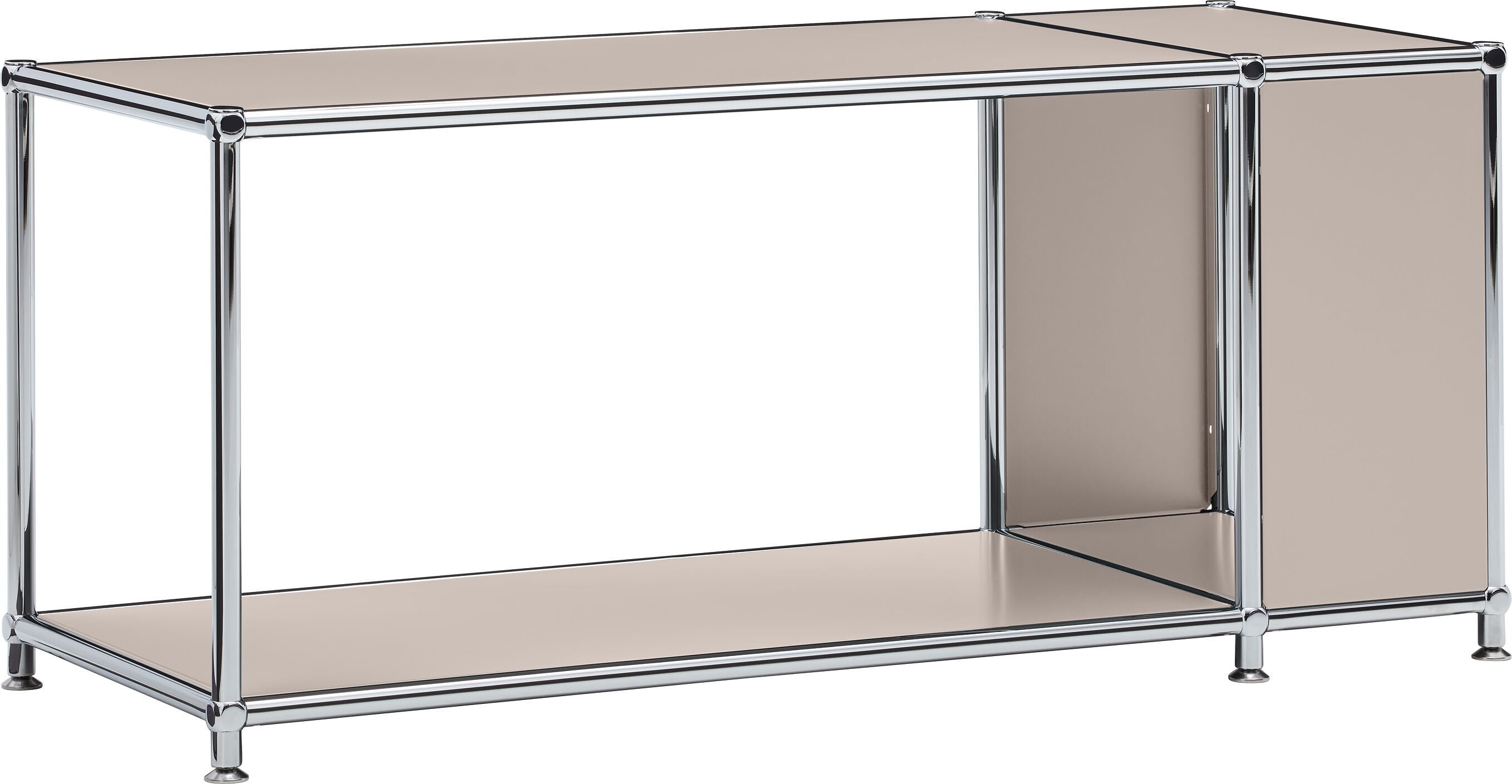 FLEXCUBE Beistelltisch - Taupe / B: 97.0 cm x T: 40.0 cm x H: 42.5 cm