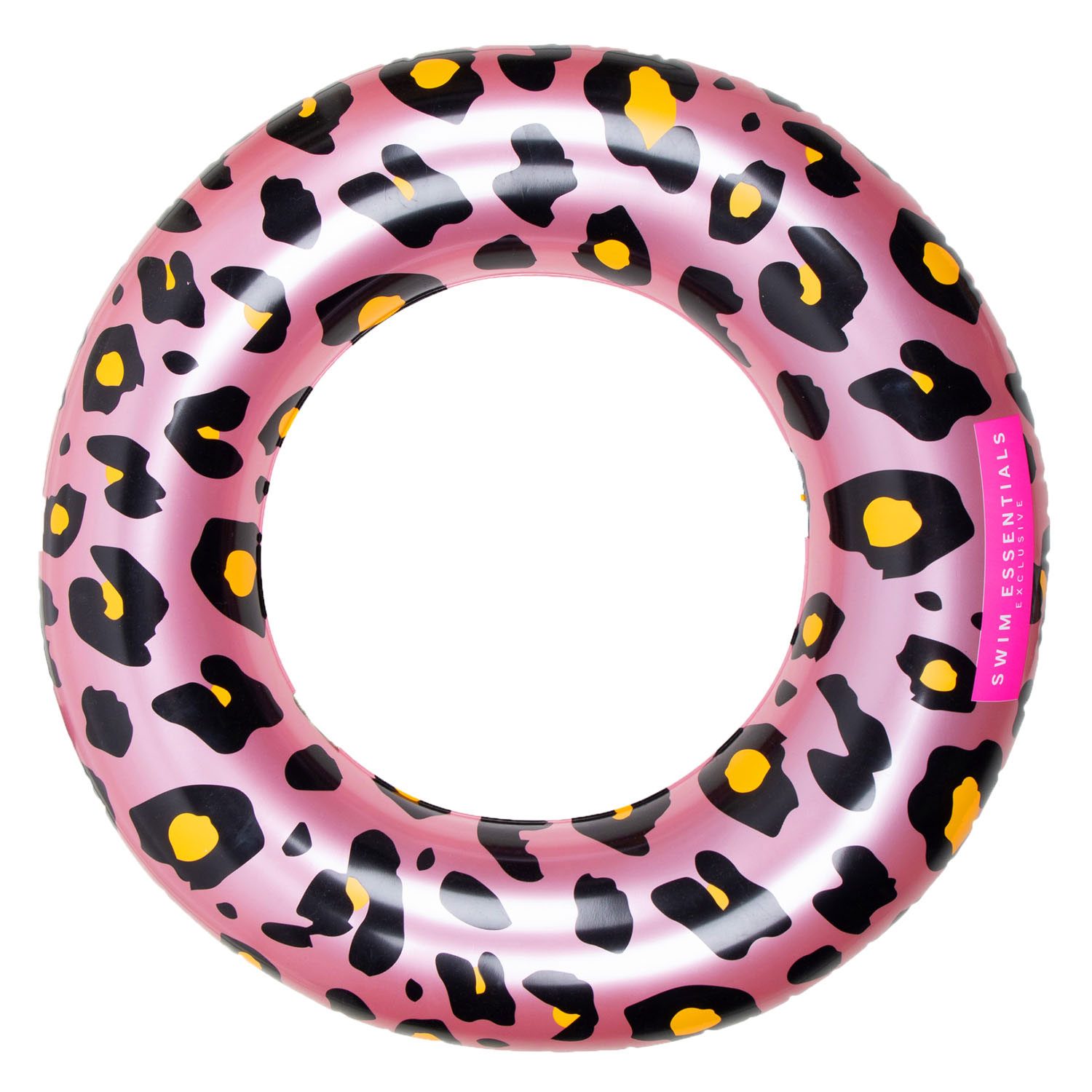 Swim Essentials Zwemring Panterprint Rose Goud, 70cm