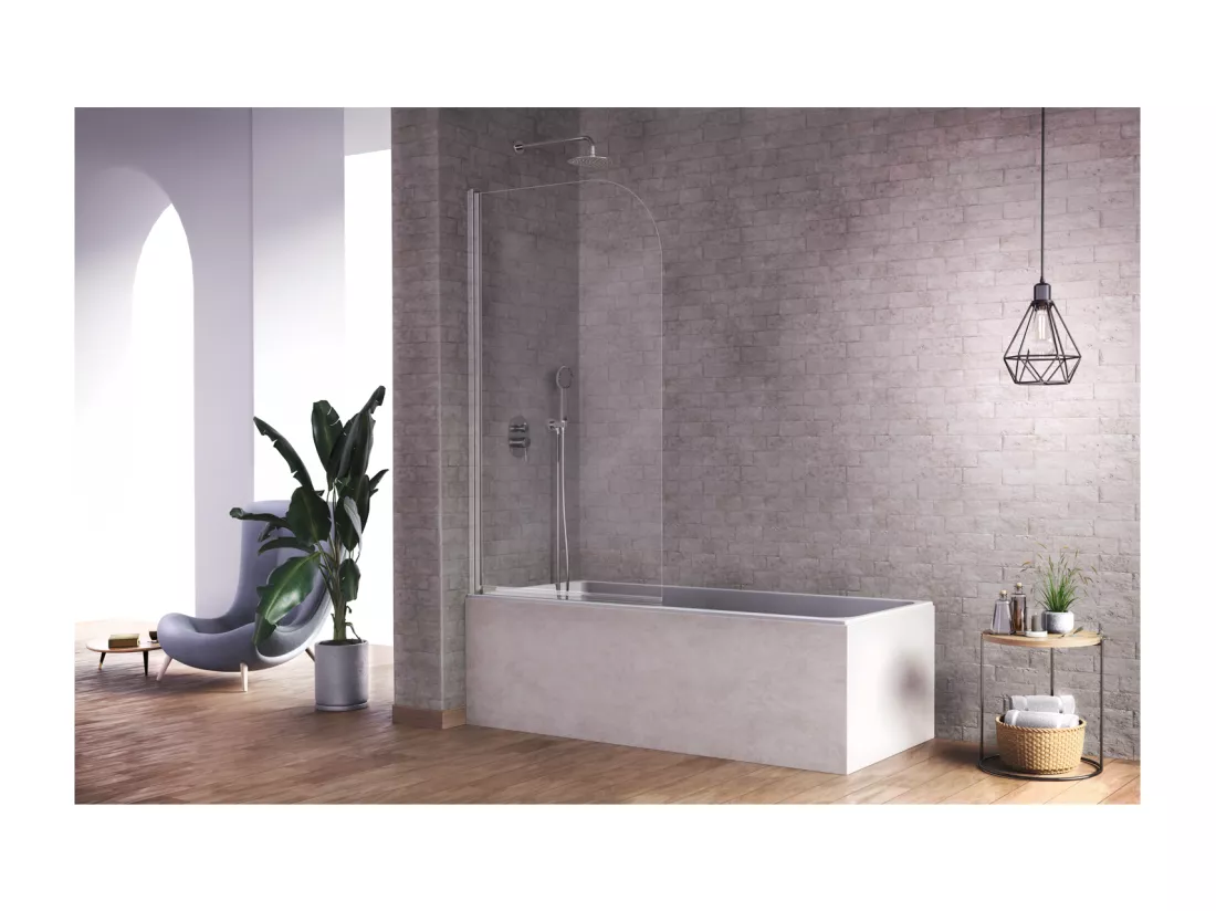 Pare-baignoire pivotant RITA 85 x 150 cm