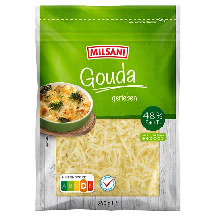 HOFBURGER MILSANI Gouda, gerieben 250 g