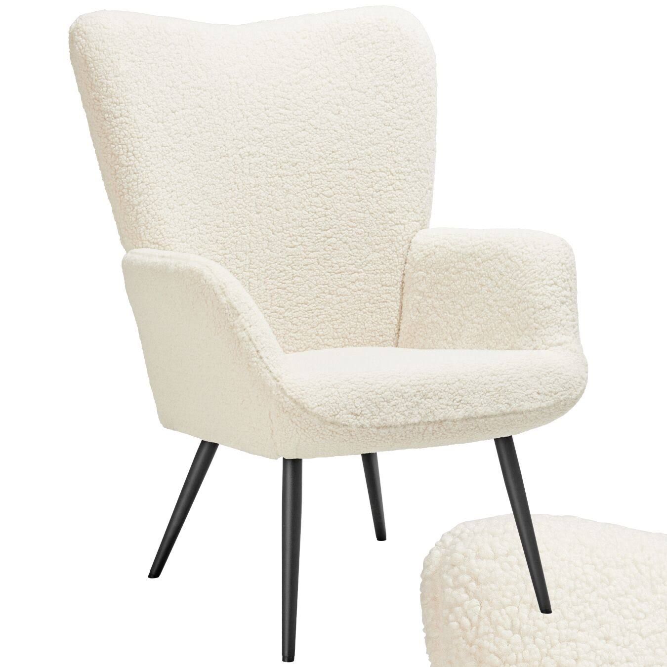 tectake Sessel Hygge gepolstert