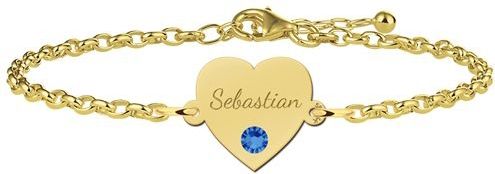 Gouden hart armband met gravure Names4ever