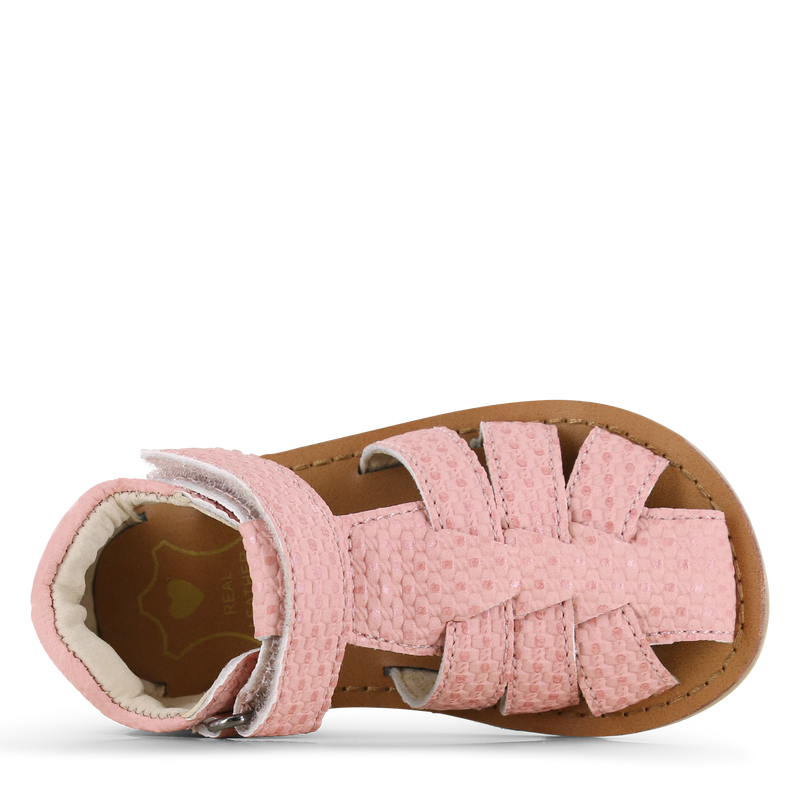 Shoesme roze sandaal met motief Microfiber leer | Sale