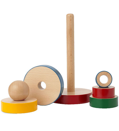 Kay Bojesen Stapelturm - Holz - 22 cm - Mehrfarbig