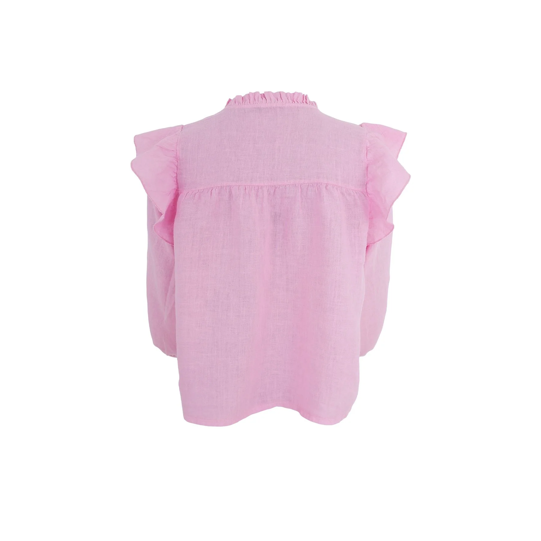 Black Colour Bcmelina Frill Blouse candy