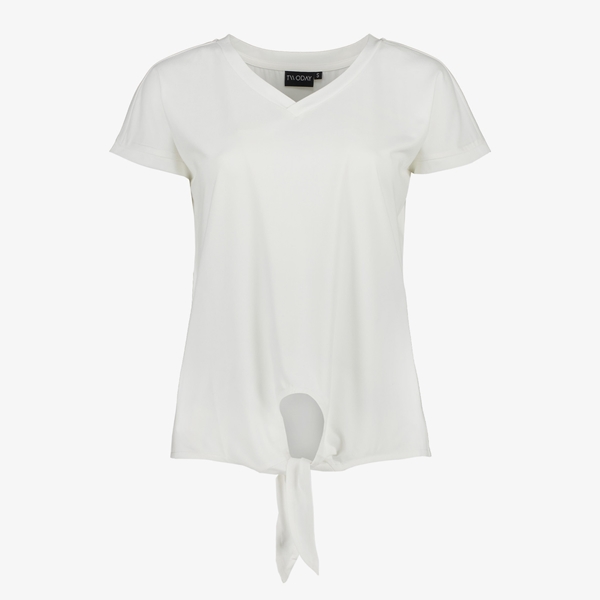 TwoDay dames T-shirt met knoop