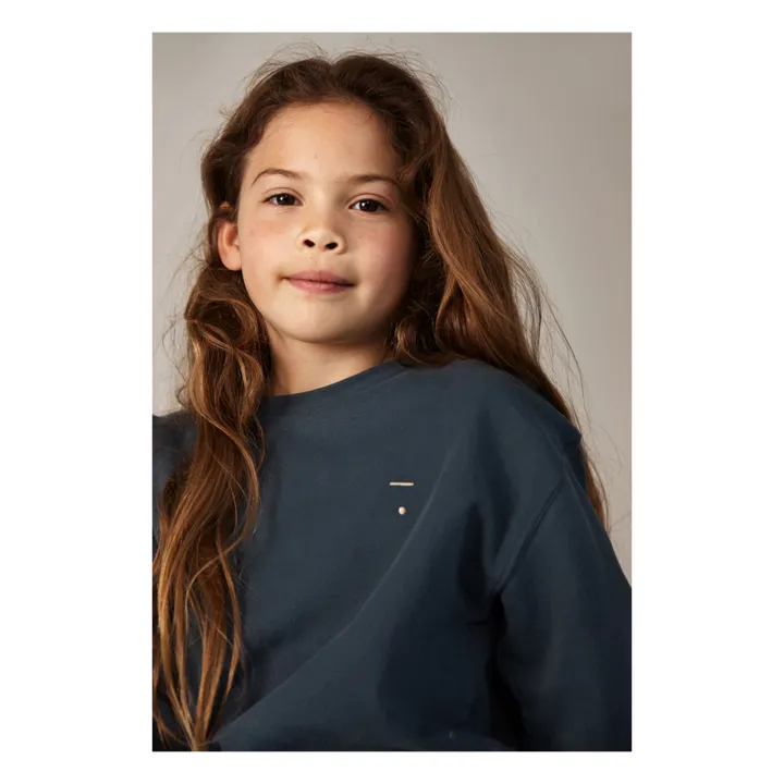 Gray Label Sweat Coton Bio | Bleu gris