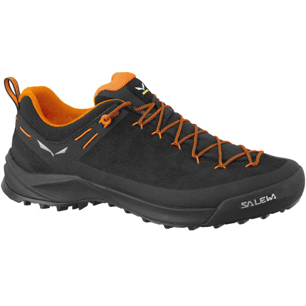 Chaussure de randonnée basse SALEWA MS WILDFIRE LEATHER BLACK/FLUO ORANGE
