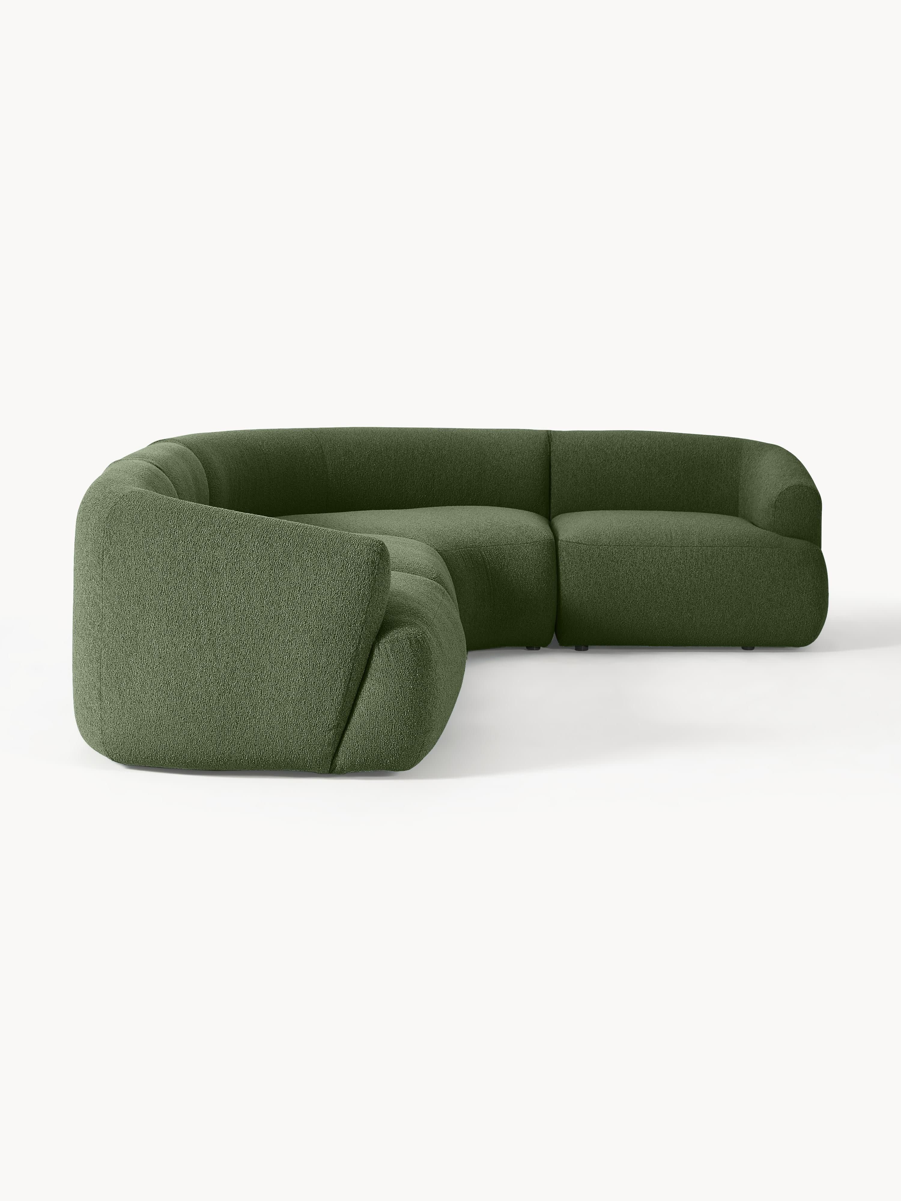 Modulaire bouclé hoekbank Sofia (4-zits)