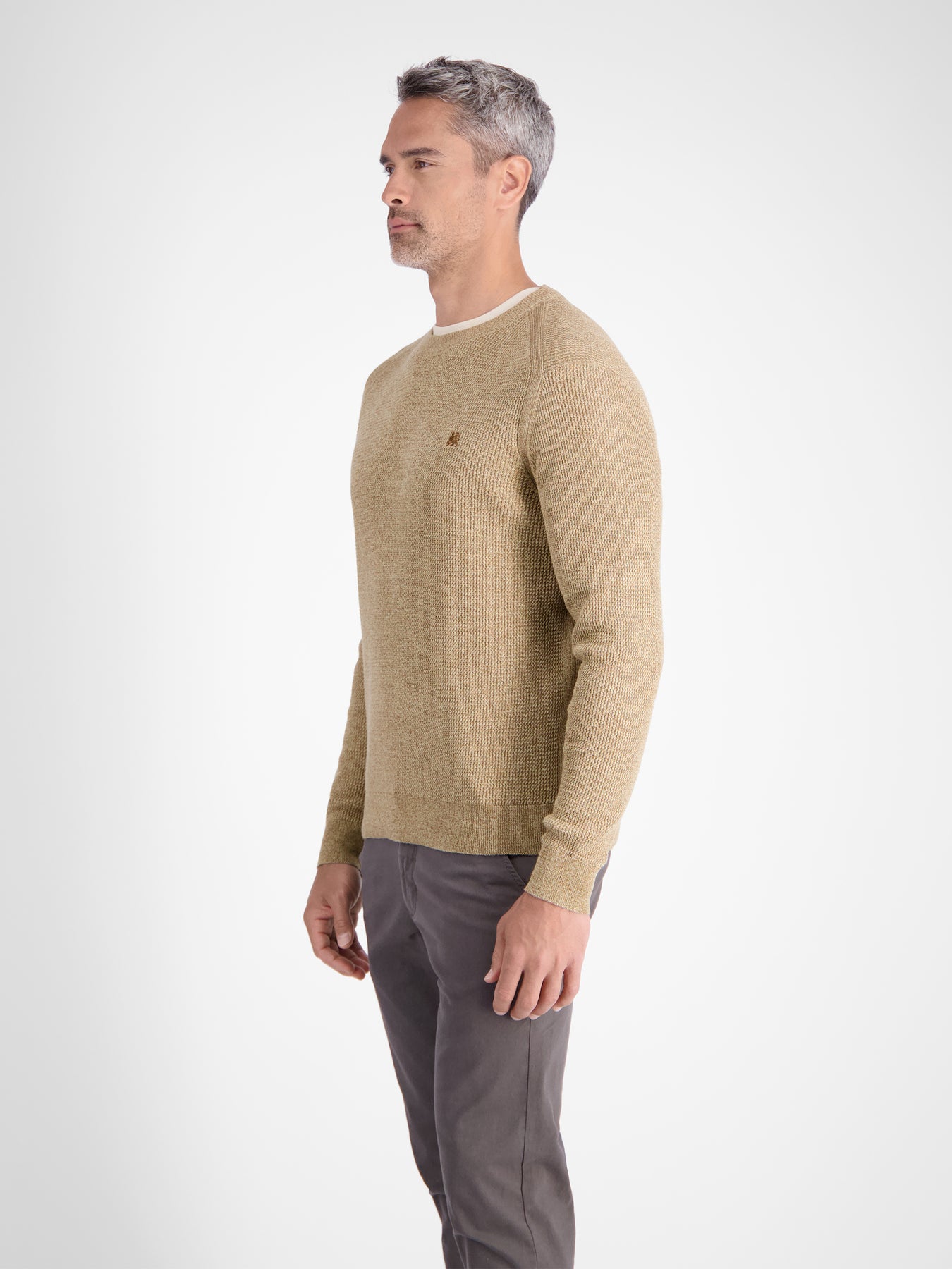 Herren Strickpullover in Strukturqualität