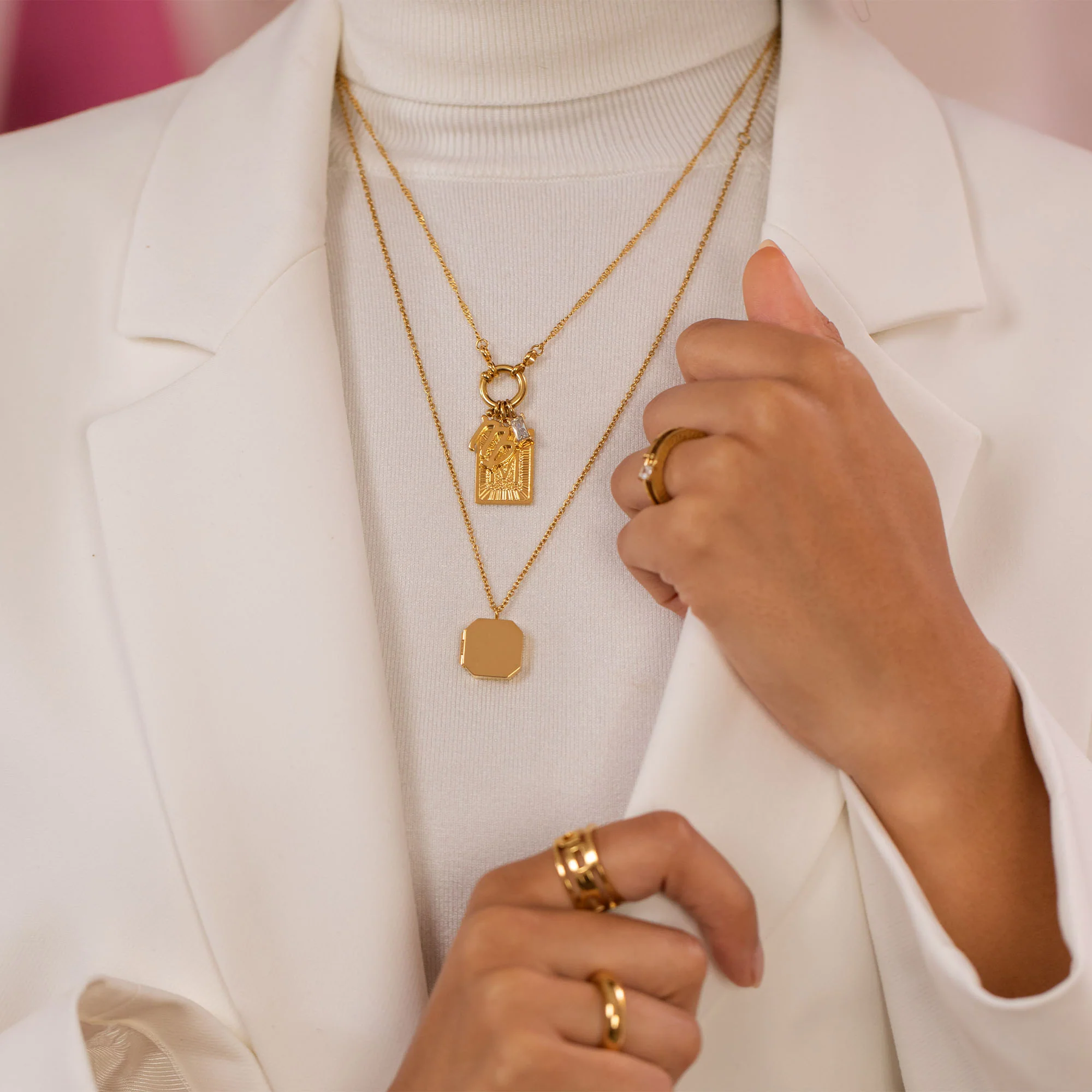 Elegance Medaillon Kette - PURELEI