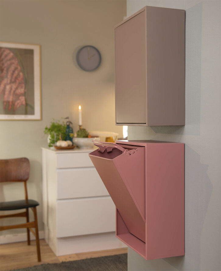 RECOLLECTOR Recycling box Ash rose