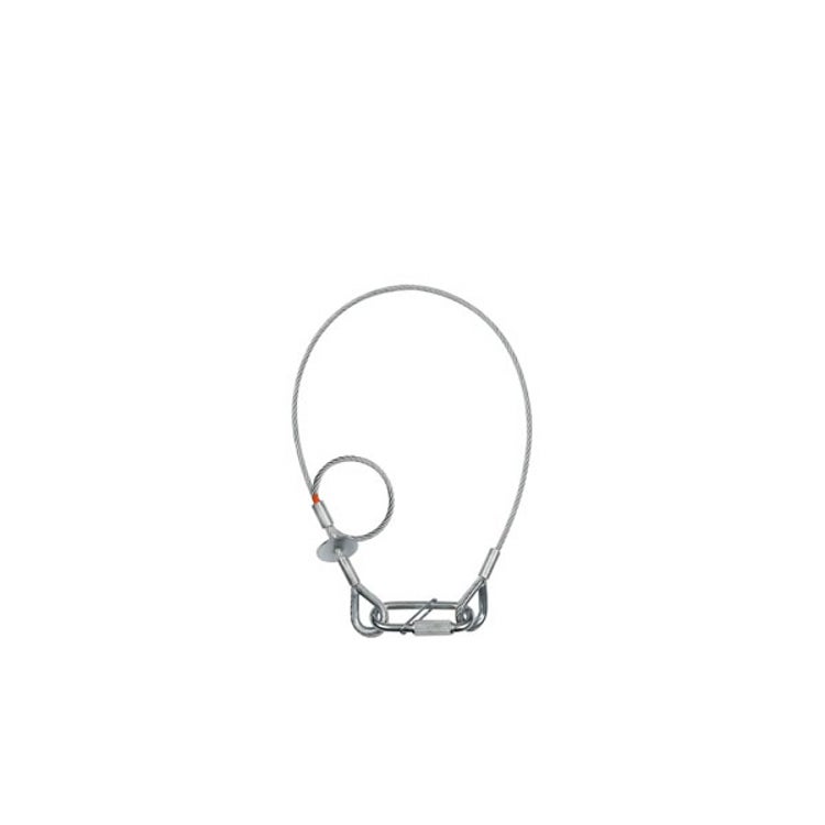 Showtec Saveking 4mm 0.6m safetykabel met rem 40 kg neutraal