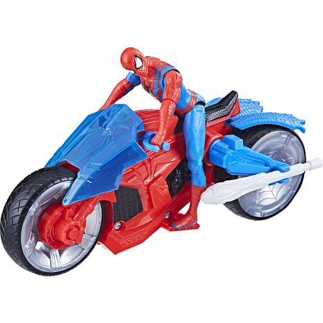 Disney Spider-Man figur og motorcykel