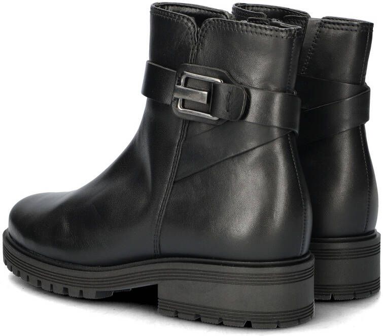 GABOR Enkellaarsjes Dames 762 Maat: 40 5 Materiaal: Leer Kleur: Zwart