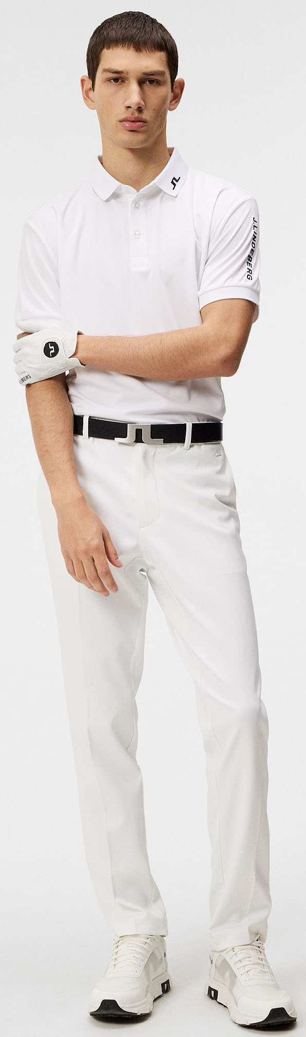 Tour Tech Reg Fit Golf Polo Herre White