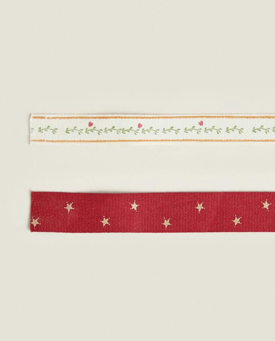 PACOTE DE FITA ADESIVA PARA PRESENTE DE NATAL INFANTIL (PACOTE COM 2)