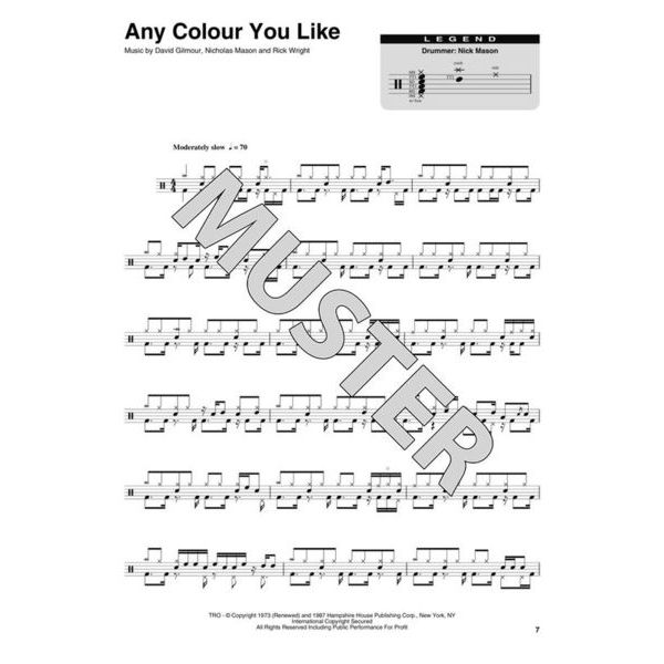 Hal Leonard Drum Play-Along Pink Floyd