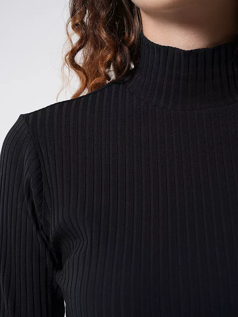 HUGO Langarmshirt DRIZA schwarz
