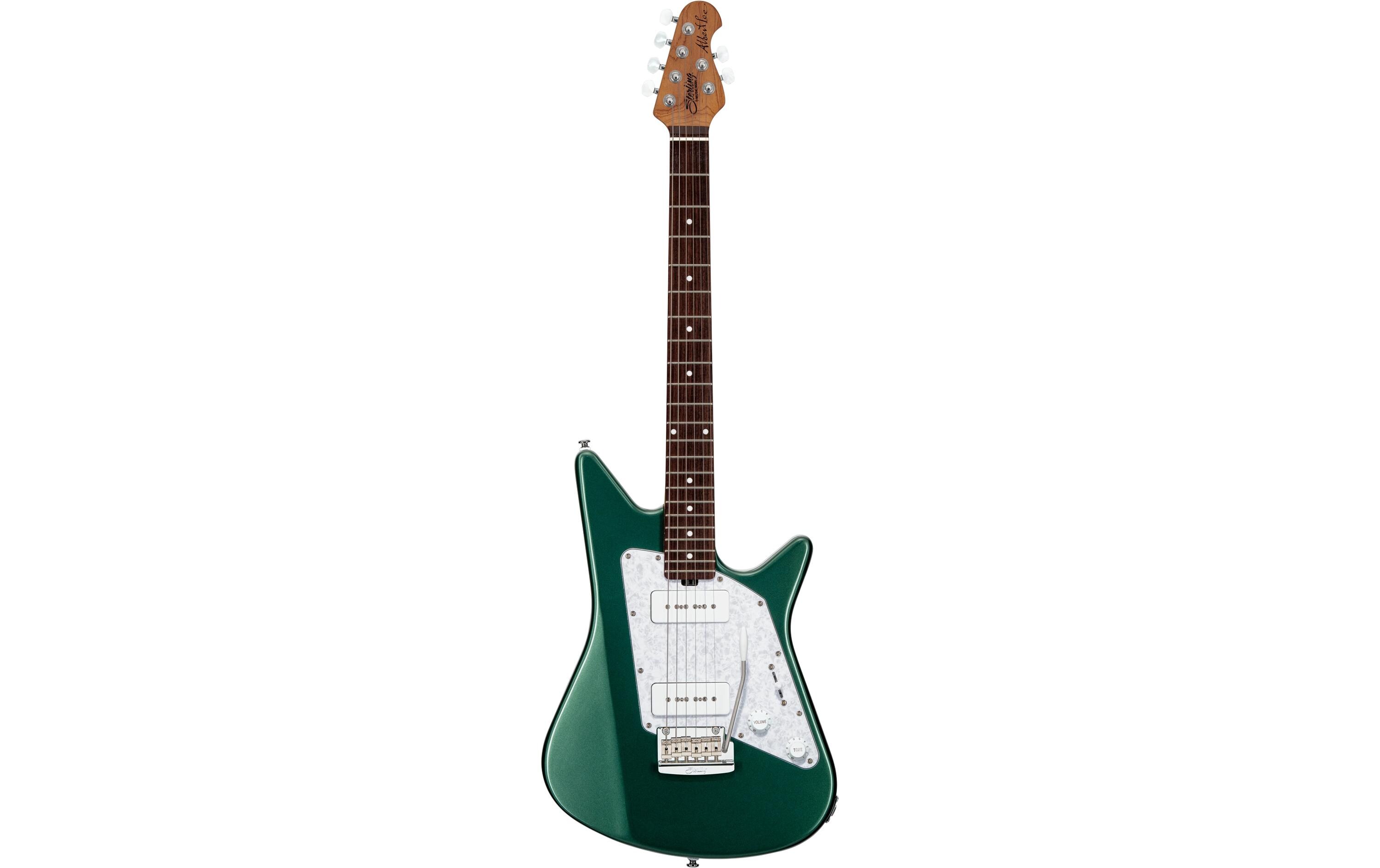 E-Gitarre Albert Lee P90 Sherwood Green<br>Retro-Modern-Gitarre