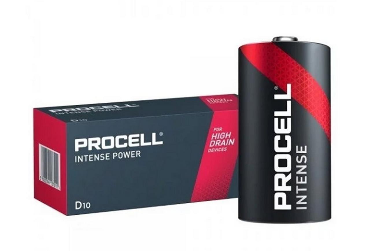 Duracell Procell Intense Power D-alkalinebatterijen LR20, 10 stuks