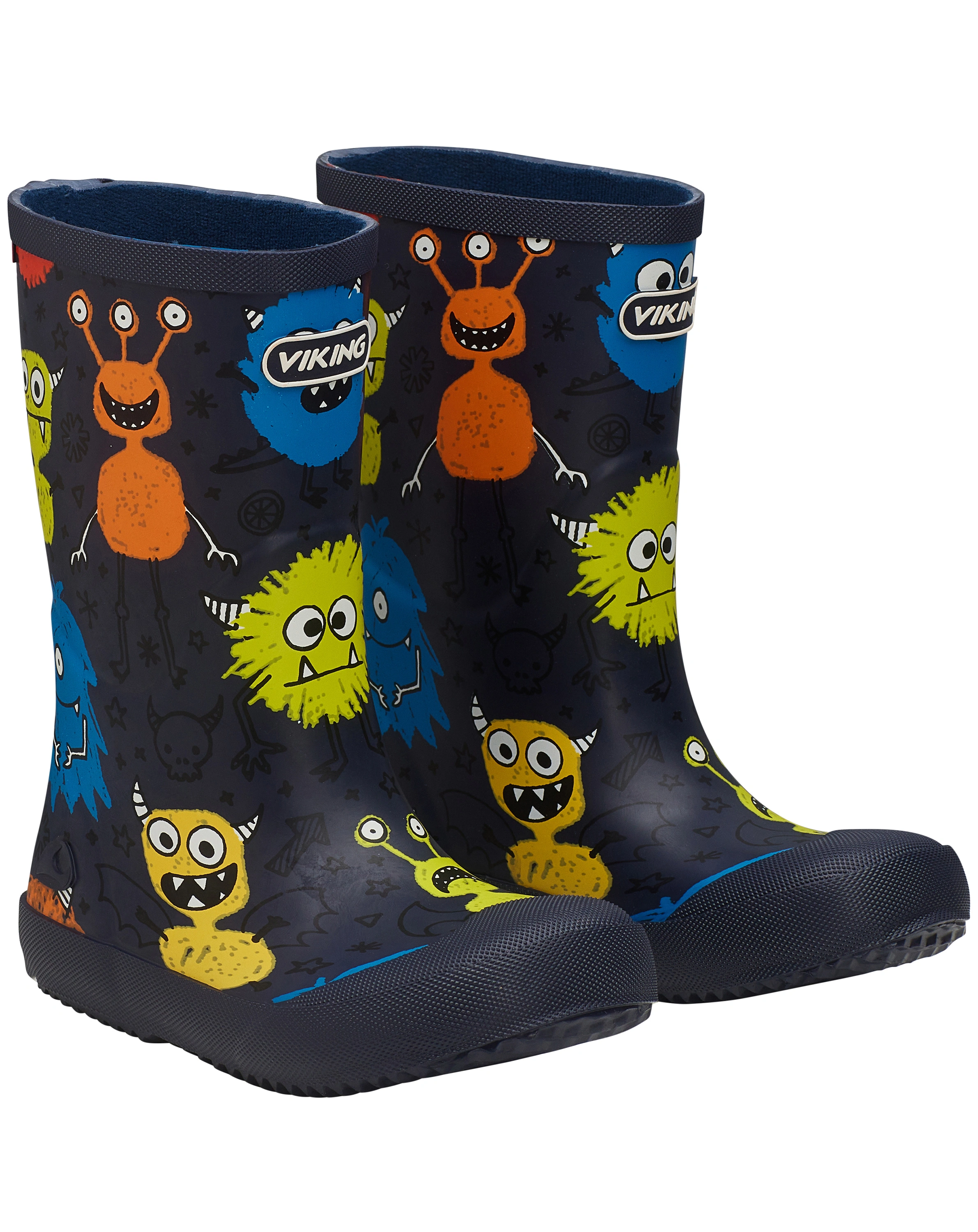 Gummistiefel INDIE MONSTER in navy/multi