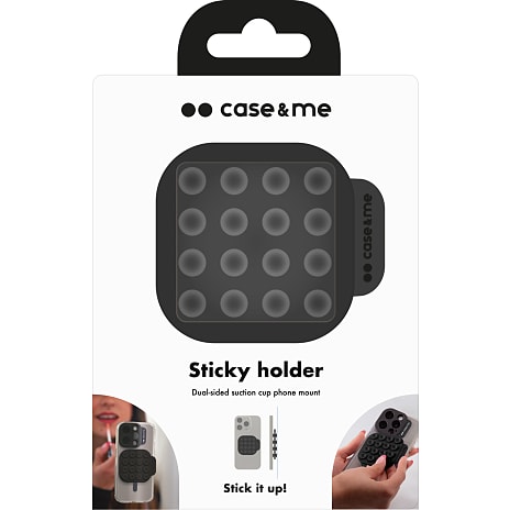Case&me sugekop til mobil - sort