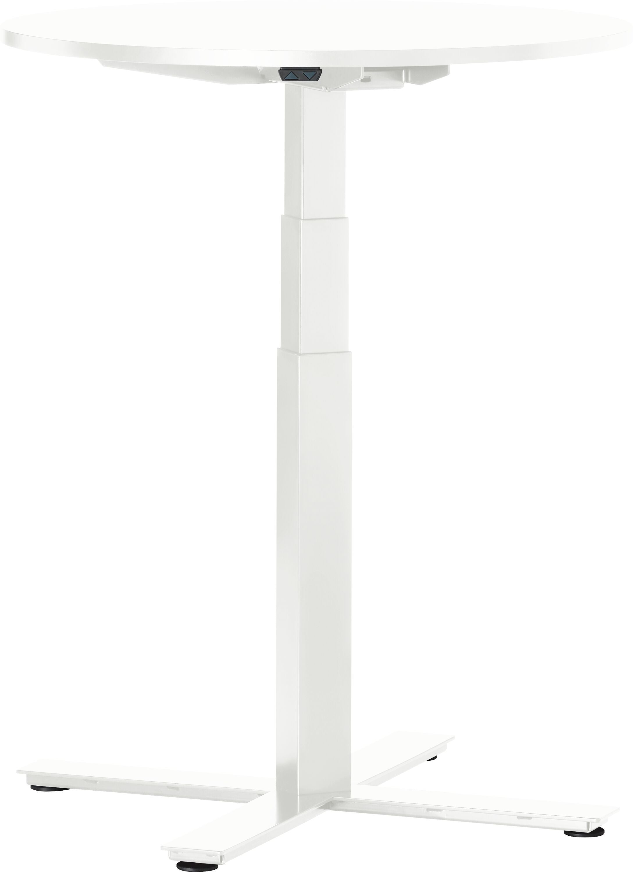 FLEXCUBE Besprechungstisch höhenverstellbar - Weiss / H: 62.5 cm