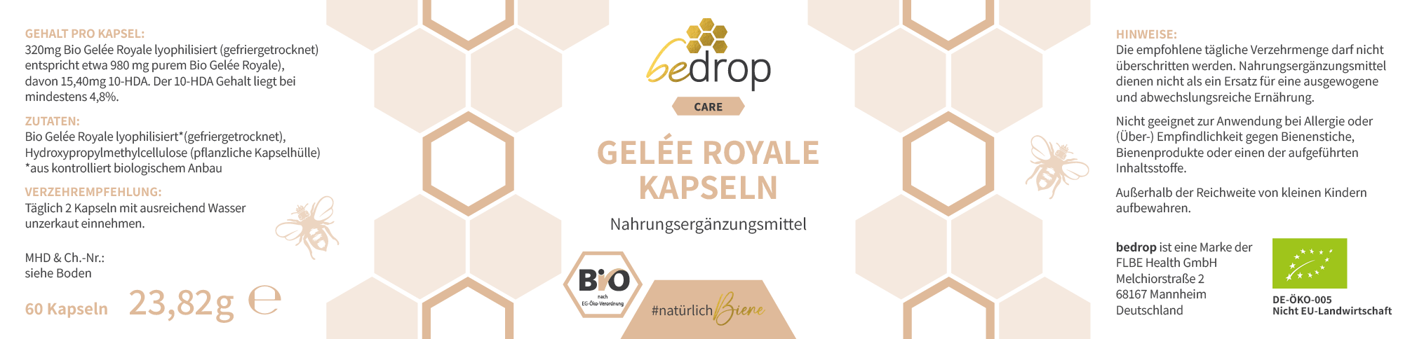 Wohlfühlset (groß)| Bee Cream (Bienengiftsalbe) + Gelée Royale Kapseln + BeeBalm