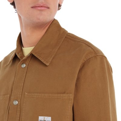 Chemise à manches longues homme Canvas Relaxed Linear CALVIN KLEIN