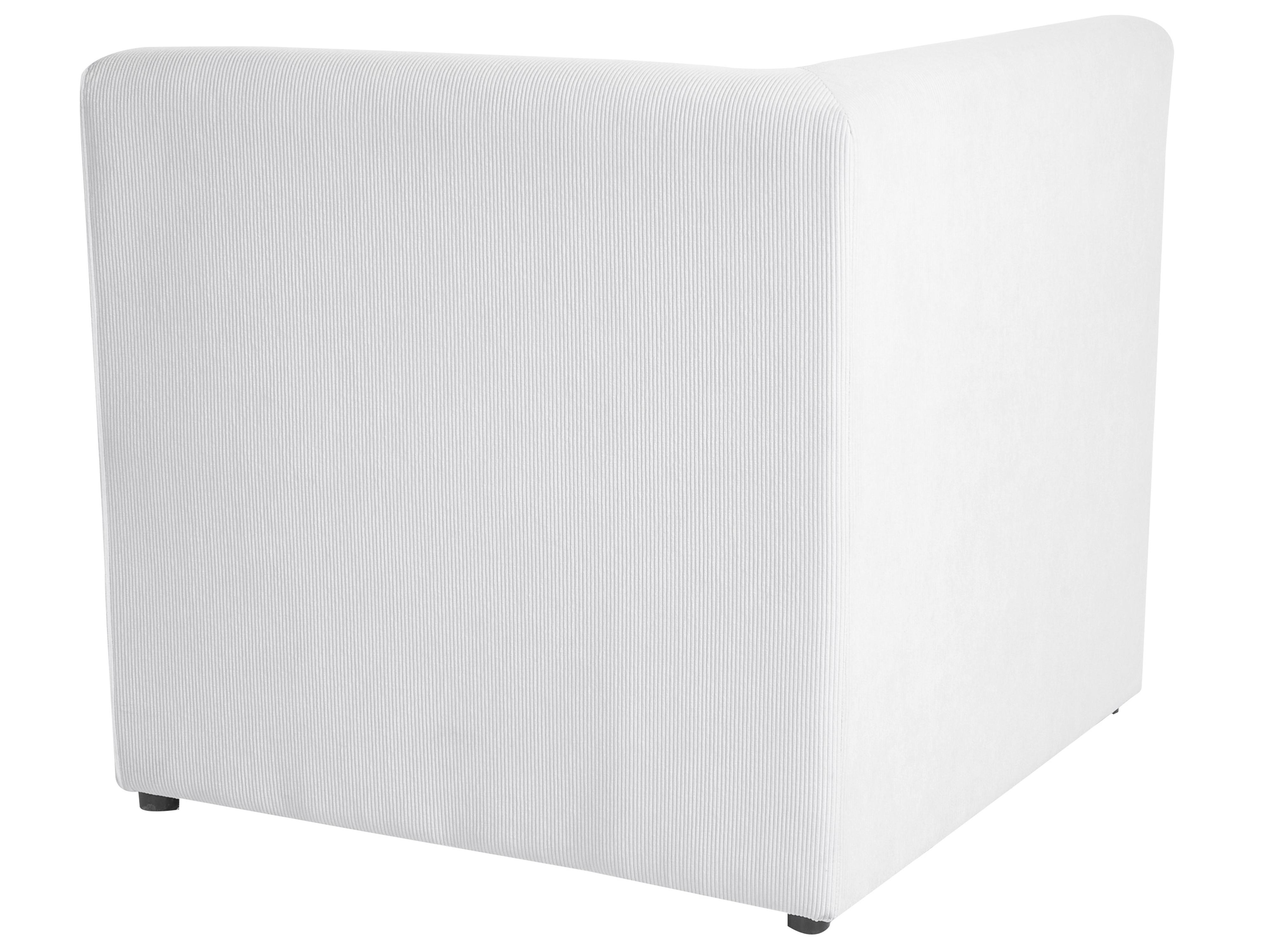 Modulaire bank 2-zits LEMVIG Corduroy Gebroken wit