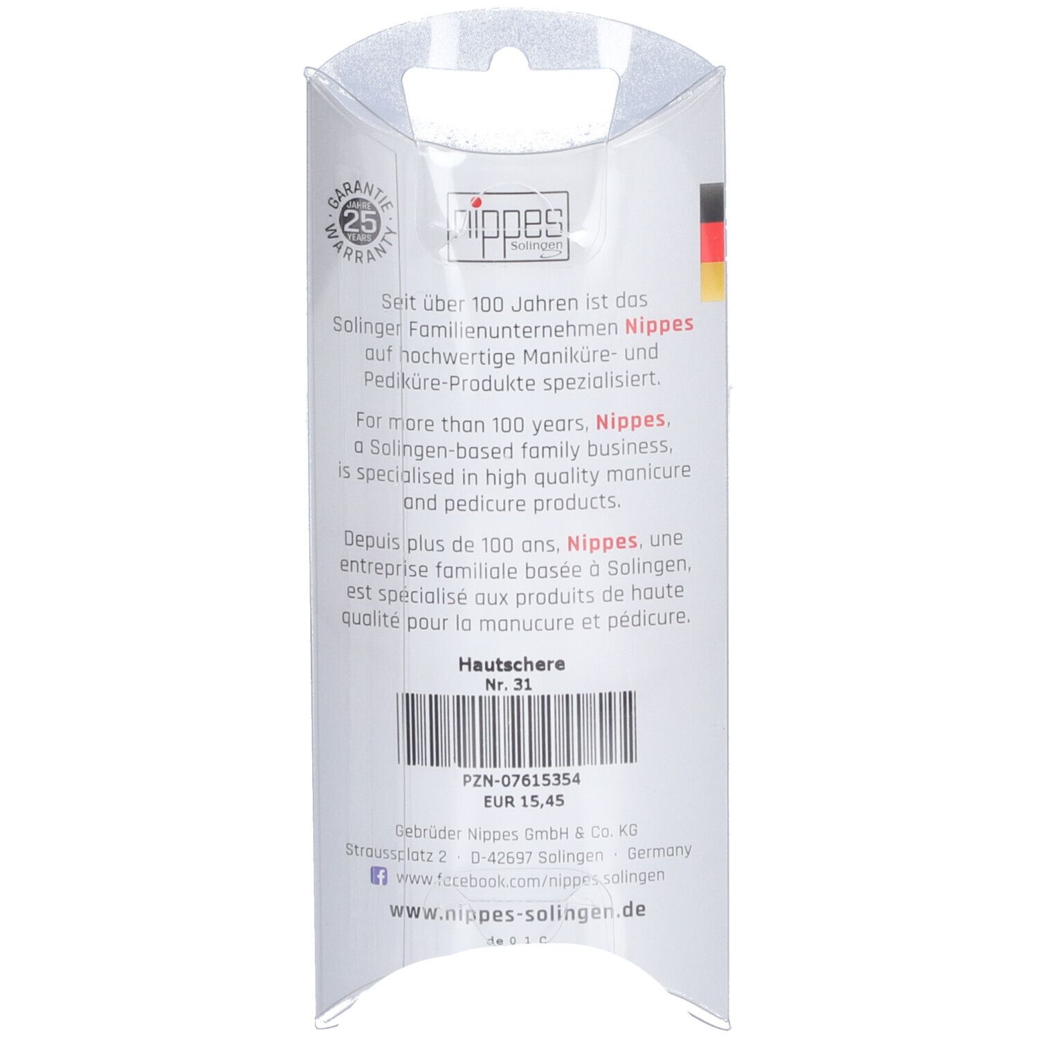 nippes Solingen Hautschere Standard