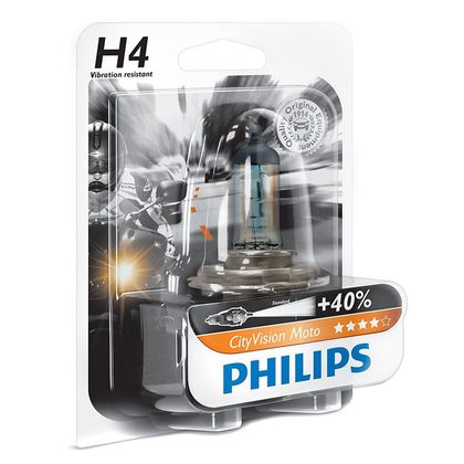 Ampoule Philips CITY VISION H4 12V 60/65W P43T-38 Universel