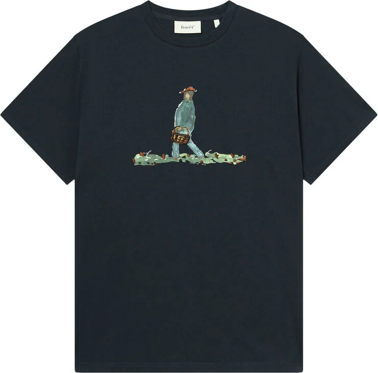 Forét HUNT T-SHIRT Navy