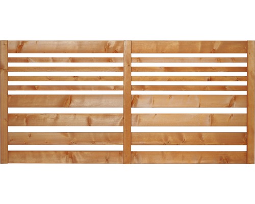 Voortuinhek Twist 180 x 90 cm Bicolor kersen-antraciet