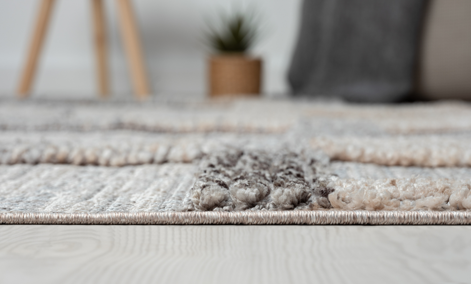 Teppich BALANIA - beige-grau - 140x200 cm