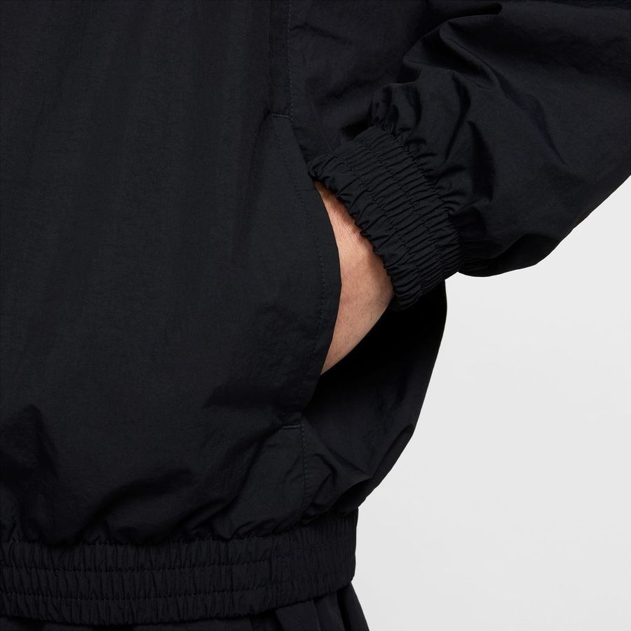 Nike Veste Club Woven Oversized - Noir/Blanc