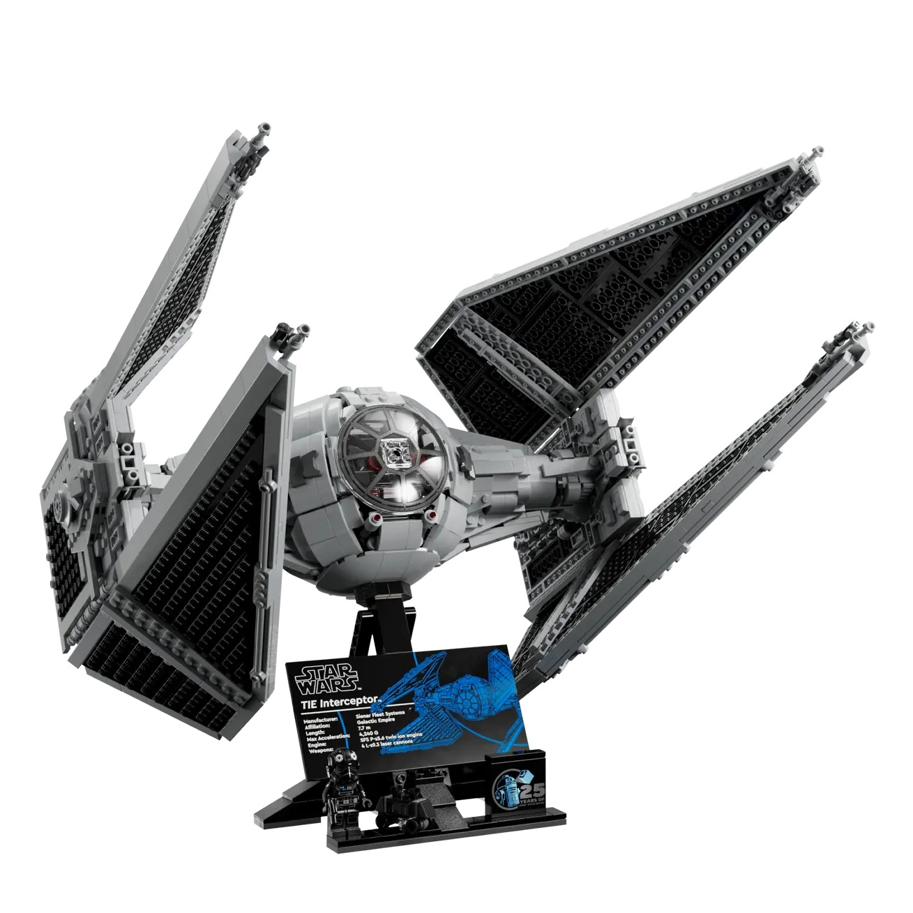 (1931-tlg. Set) Star Wars Klemmbausteine Spielzeug Ultimate Collector Series Bausatz (75382) Lizenziert - TIE-Abfangjäger