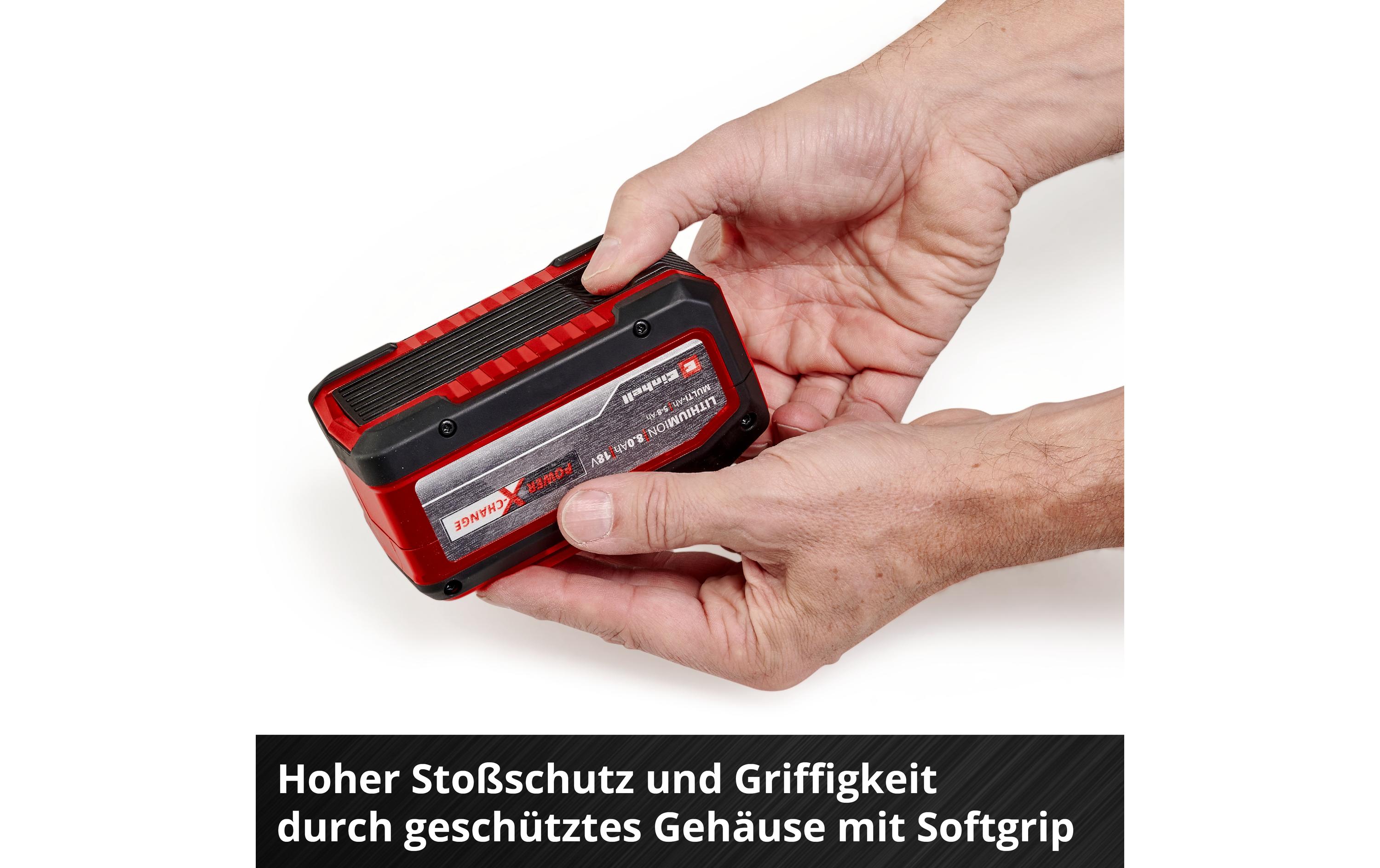 Akku PXC+ 18 V 5-8Ah MULTI<br>Universell einsetzbarer Akku für die gesamte Einhell PXC-Produktfamilie